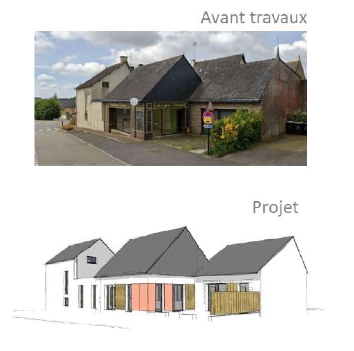 Vente Bar - restaurant à créer en plein centre d'un village convivial, à Bruc-sur-Aff (35550) en France