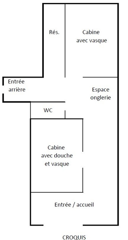 Vente Manucure, Esthétique / salon de beauté, 53 m2 à proximité de nombreuses commodités, à Seyssel (01420)