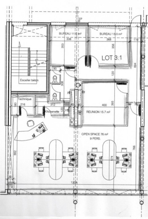 Vente Bureaux / Locaux professionnels, 144 m2 à Roubaix (59100) en France