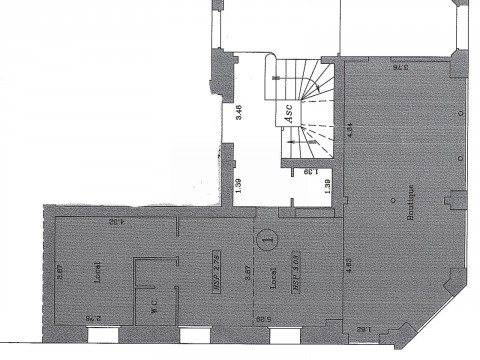 Vente Local commercial de 181 m2 à Clichy (92110) en France