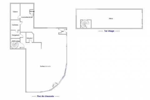 Vente Local commercial de 2800 pi2 à Valence (26000) en France