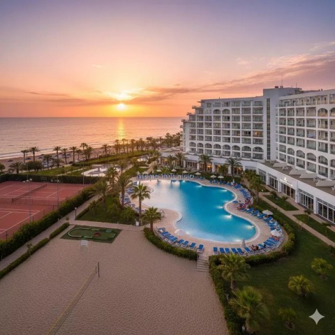 Vente Bar, Hôtel restaurant de 375 chambres avec piscine et terrain de tennis à Sousse en Tunisie