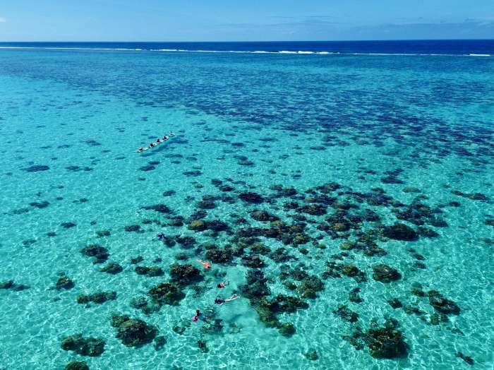 Vente Excursions en paddle électrique à Moorea, côte nord de l'île