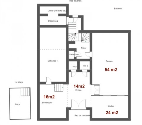 Vente Bureaux / Locaux professionnels, 135 m2 dans l' Eure (27) en France