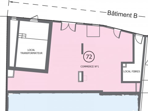 Vente Local commercial avec extraction , 100 m2 dans un quartier en plein développement, à Colombes (92700)