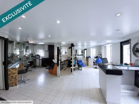 Vente Local commercial actuellement Salon de coiffure, 46 m2 à Bouffémont (95570)