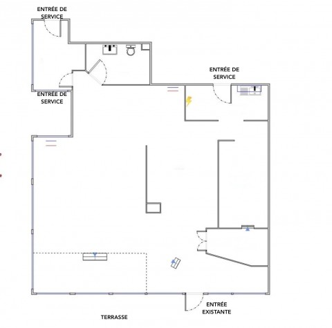 Vente Bureaux / Locaux professionnels, 112 m2 sur un axe routier fréquenté, à Cavalaire-sur-Mer (83240) en France